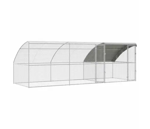 Kanakpuur 3 Pcs Hõbedane 600 X 200 X 200 Cm Terase Ja Pe