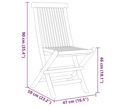 7 Daļu Dārza Galds Masīvs Koks Tīks Vidaxl