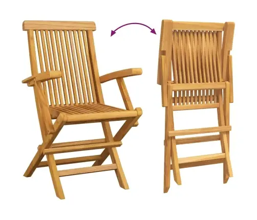 Sodo Valgomojo Komplektas 5 Pcs Ruda Tikmedžio Masyvas