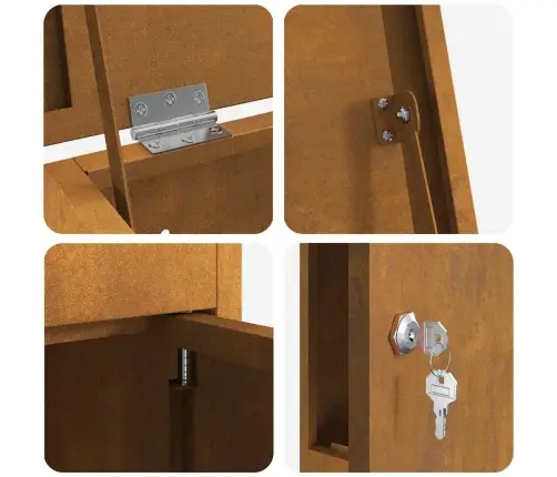 Paku Nodošanas Kaste Rūsa 44.5 X 29 X 110.5 Cm Vidaxl