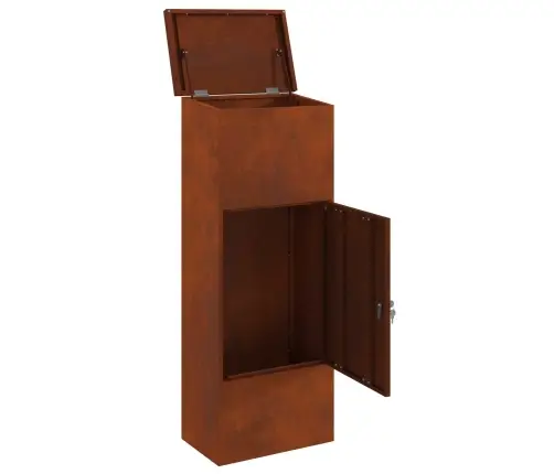 Siuntų Dėžutė Su Saugykla Rūdijanti 44,5 X 29 X 110,5 Cm