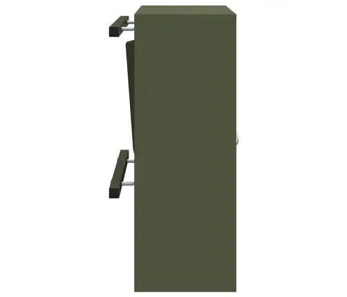 Mailbox Su Saugykla Alyvuogių Žalia 30 X 20 X 55 Cm Plienas