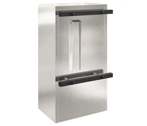 Pastkastei Melna 30 X 23 X 55 Cm Nerūsējošs Tērauds Vidaxl