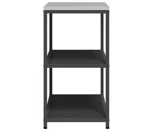 Virtuves Uzglabāšanas Plaukts Melna 60 X 50 X 92 Cm Tērauds Vidaxl