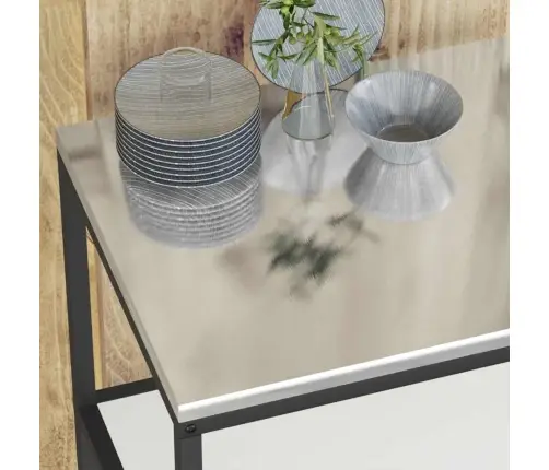 Virtuves Uzglabāšanas Plaukts Balta 60 X 50 X 92 Cm Tērauds Vidaxl