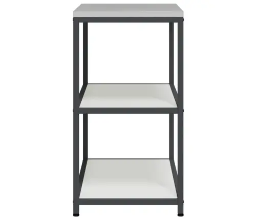 Virtuves Uzglabāšanas Plaukts Balta 60 X 50 X 92 Cm Tērauds Vidaxl