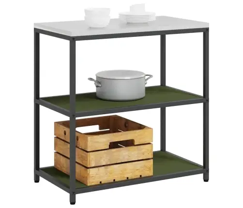 Virtuvės Saugojimas Alyvuogių Žalia 60 X 50 X 92 Cm Plienas