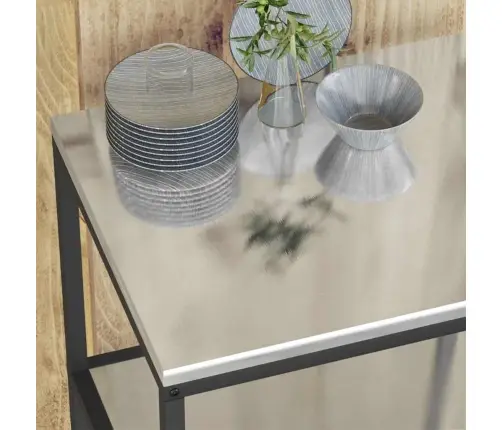 Virtuves Uzglabāšanas Plaukts Sudraba 60 X 50 X 92 Cm Vidaxl