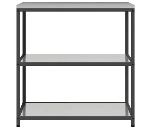 Virtuves Uzglabāšanas Plaukts Sudraba 60 X 50 X 92 Cm Vidaxl