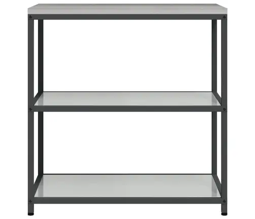 Virtuves Uzglabāšanas Plaukts Sudraba 60 X 50 X 92 Cm Vidaxl