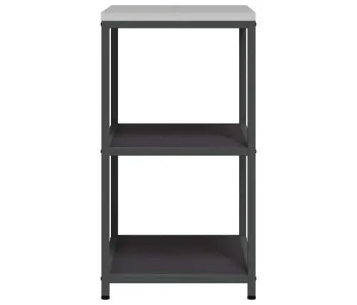 Virtuves Uzglabāšanas Plaukts Melna 60 X 50 X 92 Cm Tērauds Vidaxl