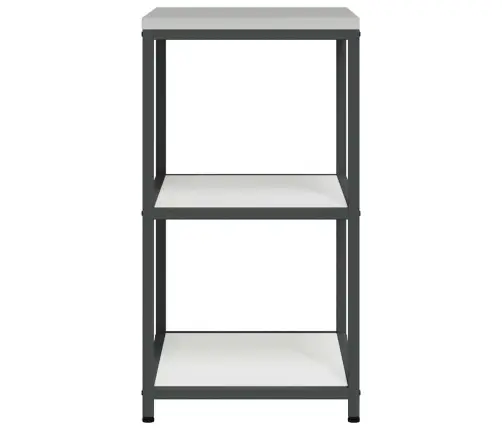 Virtuvės Saugojimas Su Lentyna Balta 60 X 50 X 92 Cm Plienas