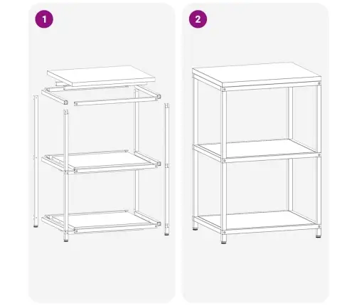 Virtuves Uzglabāšanas Plaukts Sudraba 60 X 50 X 92 Cm Vidaxl