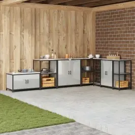 Virtuves Uzglabāšana Ar Plauktu Sudraba 60 X 50 X 92 Cm Tērauds Vidaxl