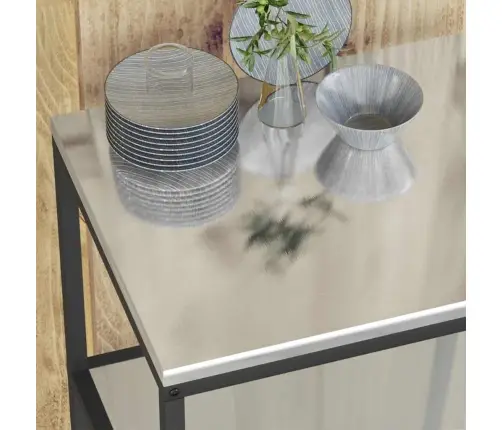 Virtuves Uzglabāšanas Plaukts Sudraba 60 X 50 X 92 Cm Vidaxl