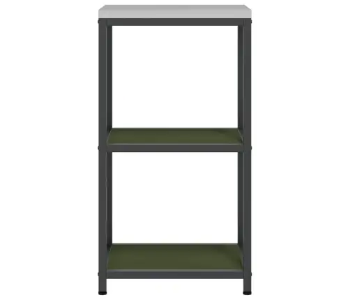 Virtuves Uzglabāšanas Plaukts Olīvu Zaļš 60 X 50 X 92 Cm Vidaxl