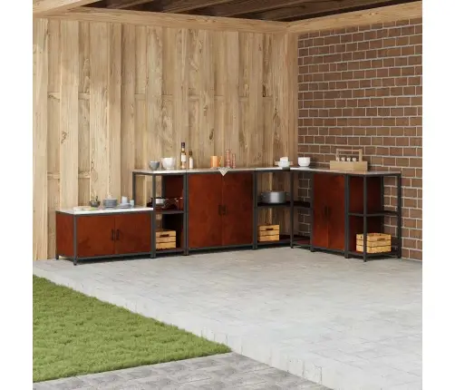 Virtuves Uzglabāšanas Plaukts Ar Plauktu Rūsa 60 X 50 X 92 Cm Vidaxl