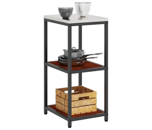 Virtuves Uzglabāšanas Plaukts Ar Plauktu Rūsa 60 X 50 X 92 Cm Vidaxl