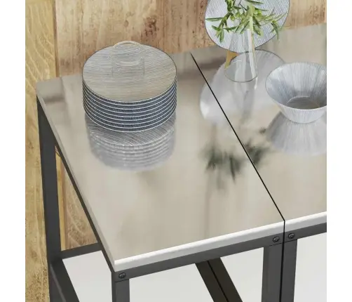 Virtuves Uzglabāšanas Plaukts Balta 60 X 50 X 92 Cm Tērauds Vidaxl