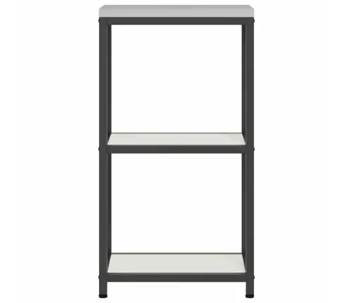 Virtuves Uzglabāšanas Plaukts Balta 60 X 50 X 92 Cm Tērauds Vidaxl