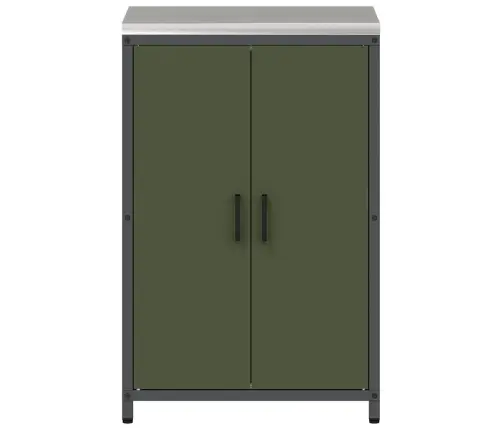 Virtuvės Saugojimas Alyvuogių Žalia 60 X 50 X 92 Cm Plienas