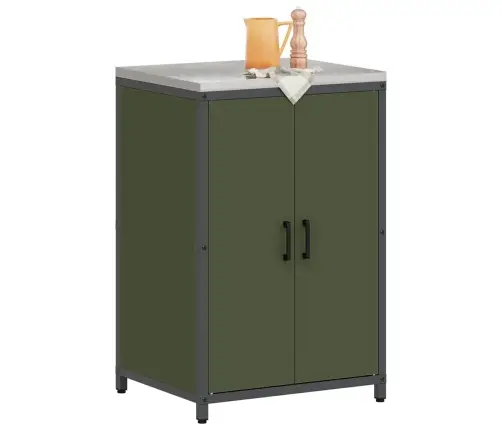 Virtuvės Saugojimas Alyvuogių Žalia 60 X 50 X 92 Cm Plienas