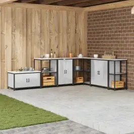 Virtuves Uzglabāšana Ar Plauktu Sudraba 60 X 50 X 92 Cm Tērauds Vidaxl