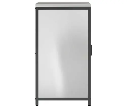 Virtuves Uzglabāšanas Skapis Ar Plauktu Sudraba 60 X 50 X 92 Cm Vidaxl