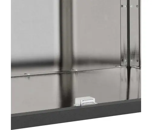 Virtuves Uzglabāšanas Skapis Ar Plauktu Sudraba 60 X 50 X 92 Cm Vidaxl