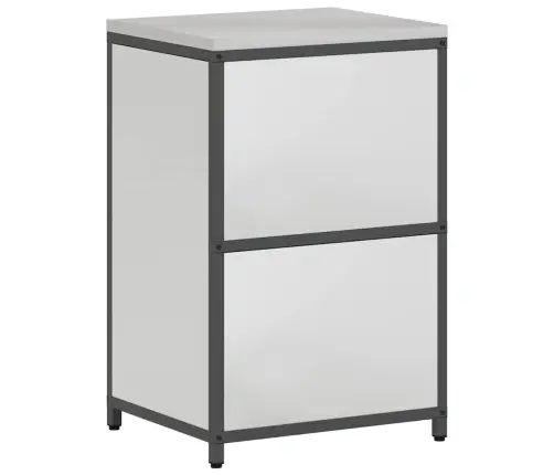 Virtuves Uzglabāšanas Skapis Ar Plauktu Sudraba 60 X 50 X 92 Cm Vidaxl