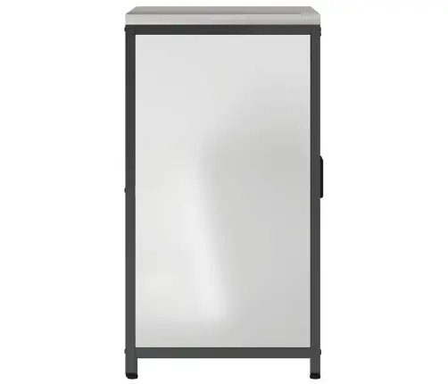 Virtuves Uzglabāšanas Skapis Ar Plauktu Sudraba 60 X 50 X 92 Cm Vidaxl