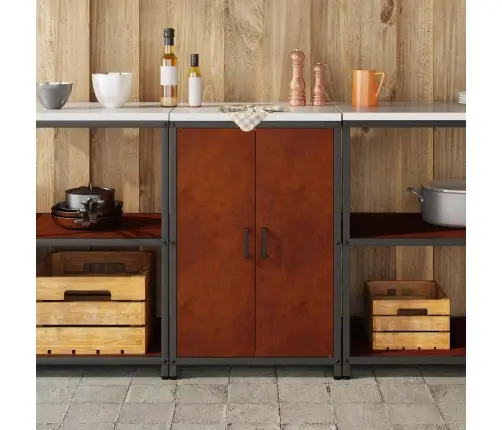 Virtuves Uzglabāšanas Skapis Ar Atvilktni Ar Plauktu Rūsa 60 X 50 X 92 Cm Vidaxl