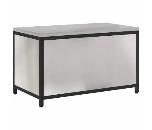 Virtuvės Saugojimas Su Lentyna Sidabro 60 X 50 X 92 Cm Plienas