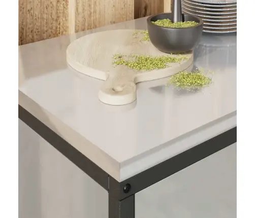 Virtuves Uzglabāšanas Skapis Ar Plauktu Sudraba 60 X 50 X 92 Cm Vidaxl