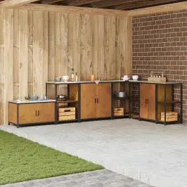 Virtuvės Saugojimas Rūdijanti 60 X 50 X 92 Cm Plienas