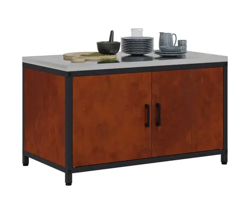 Virtuvės Saugojimas Rūdijanti 60 X 50 X 92 Cm Plienas