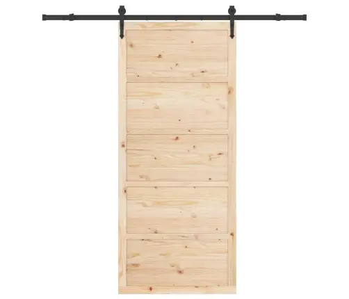 Slankios Durys Ruda 100 X 208 Cm Kietos Pušies Mediena