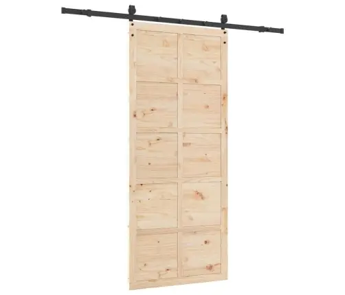 Slankios Durys Ruda 100 X 208 Cm Kietos Pušies Mediena