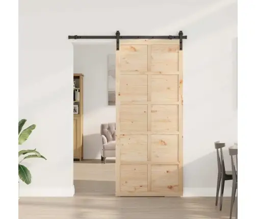 Slankios Durys Ruda 80 X 208 Cm Pušies Masyvas