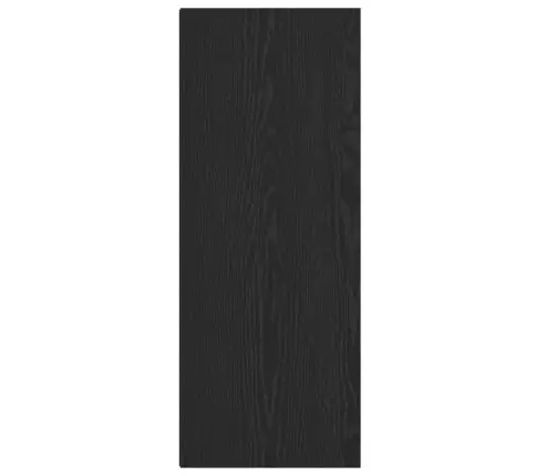 Grāmatu Skapis Melns Ozols 40 X 30 X 77 Cm Inženierijas Koks Vidaxl