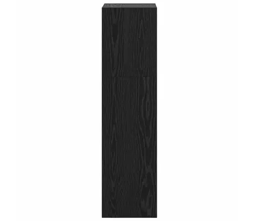 Knygų Lentyna Juoda Ąžuolo 40 X 30 X 114 Cm Apdirbta Mediena Knygų Lentyna Juoda Ąžuolo 40 X 30 X 114 Cm Apdirbta Mediena