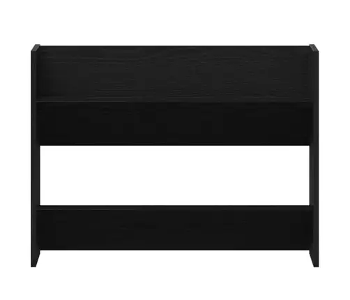 Sienas Apavu Skapji Ar Plauktu Cits Ar Uzglabāšanu Melns Ozols 60 X 18 X 60 Cm Vidaxl