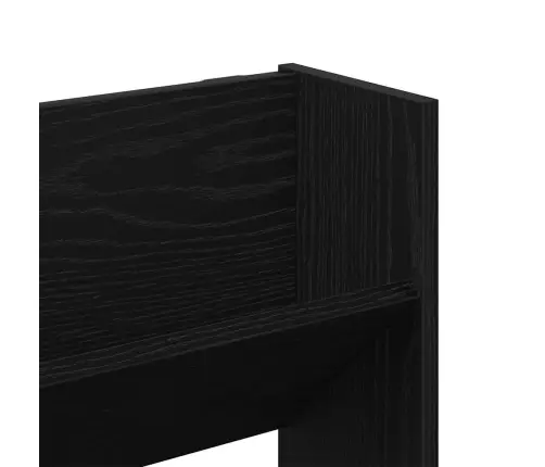 Sienas Apavu Skapji 2 Pcs Melns Ozols 60 X 18 X 60 Cm Vidaxl