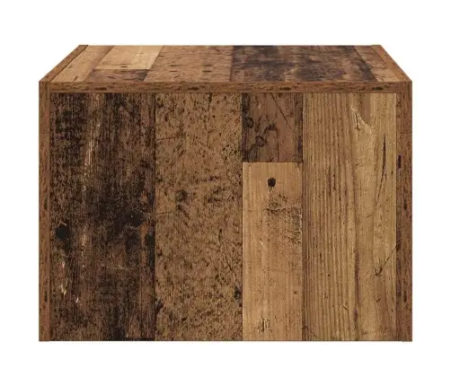 Kafijas Galdiņš Veca Koka 50 X 50 X 35 Cm Inženierijas Koks Vidaxl