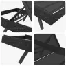 Sauļošanās Krēsli 3 Pcs Melna 40 X 40 X 40.5 Cm Vidaxl