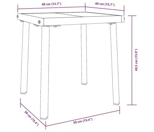 Sauļošanās Krēsli 3 Pcs Melns Un Balts 40 X 40 X 40.5 Cm Poliratāns