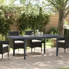 Pagarināmais Galds 2 Pcs Antracīts 210 X 90 X 73 Cm Tērauds Vidaxl