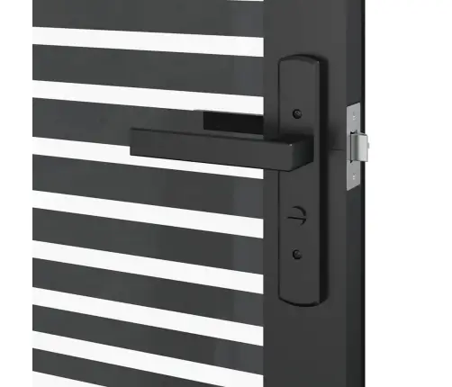 Iekštelpu Durvis Melna 102.5 X 201.5 Cm Vidaxl