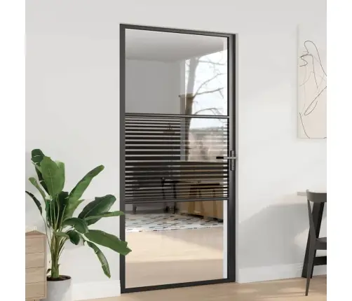 Iekštelpu Durvis Melna 102.5 X 201.5 Cm Vidaxl