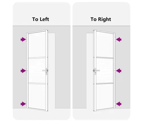 Iekštelpu Durvis Melna 102.5 X 201.5 Cm Vidaxl